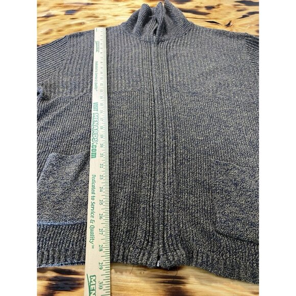 London Fog Sweater Womens 2X Big Long Sleeves Full Zip Granny Core Vintage‎ City - Picture 4 of 13